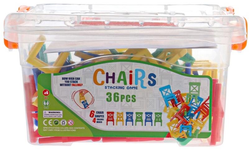 Настольная игра «Баланс стулья», 36 стульев, 1-8 игроков, 3+