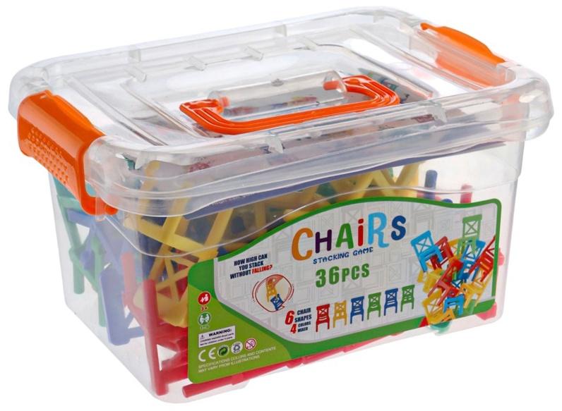 Настольная игра «Баланс стулья», 36 стульев, 1-8 игроков, 3+