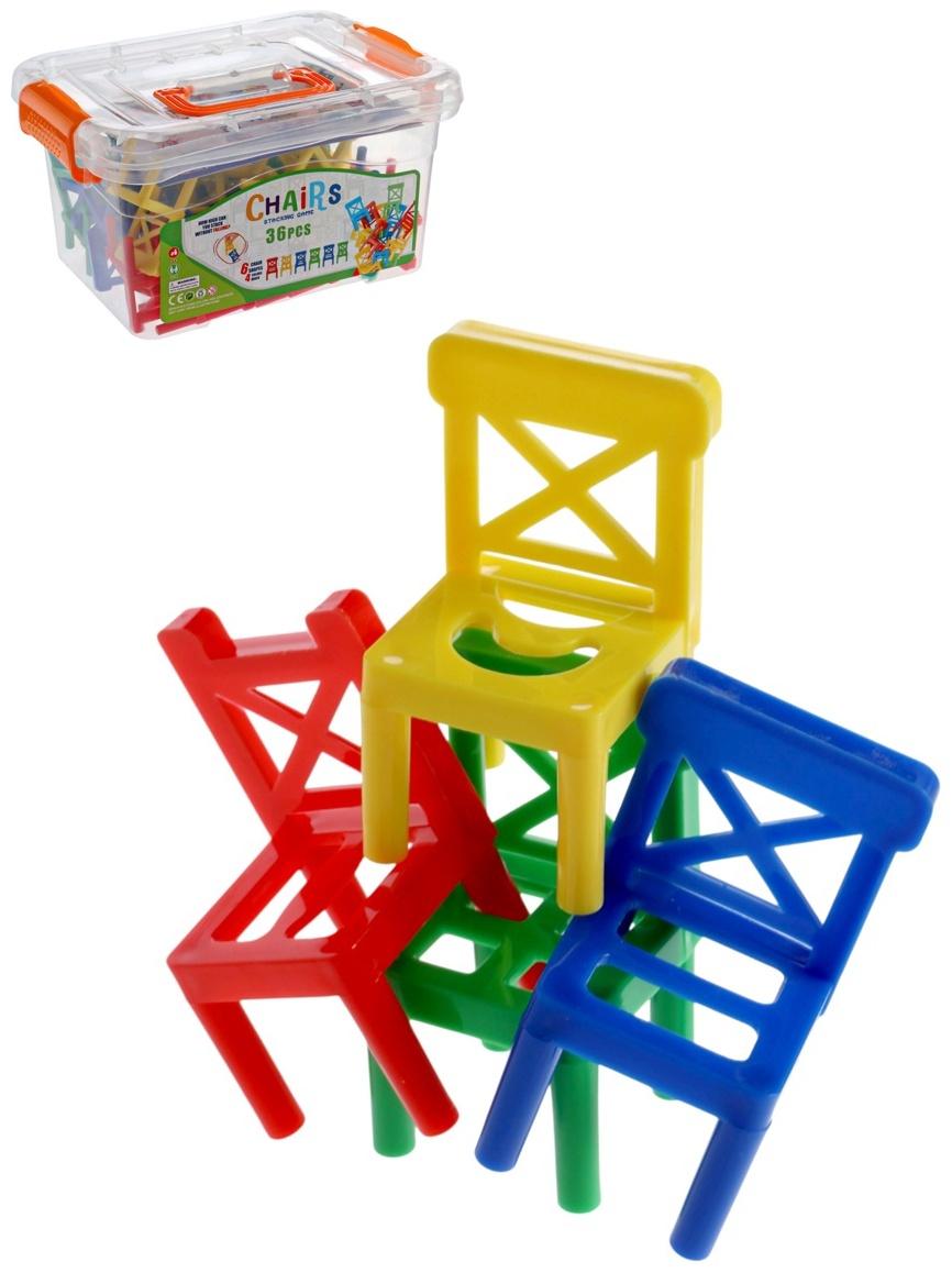 Настольная игра «Баланс стулья», 36 стульев, 1-8 игроков, 3+