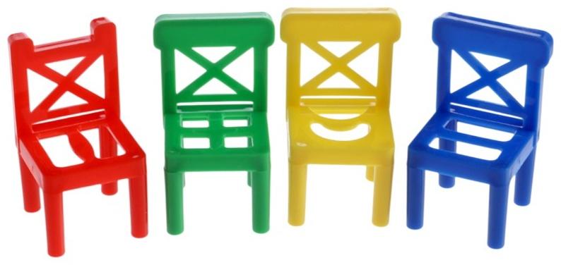 Настольная игра «Баланс стулья», 36 стульев, 1-8 игроков, 3+