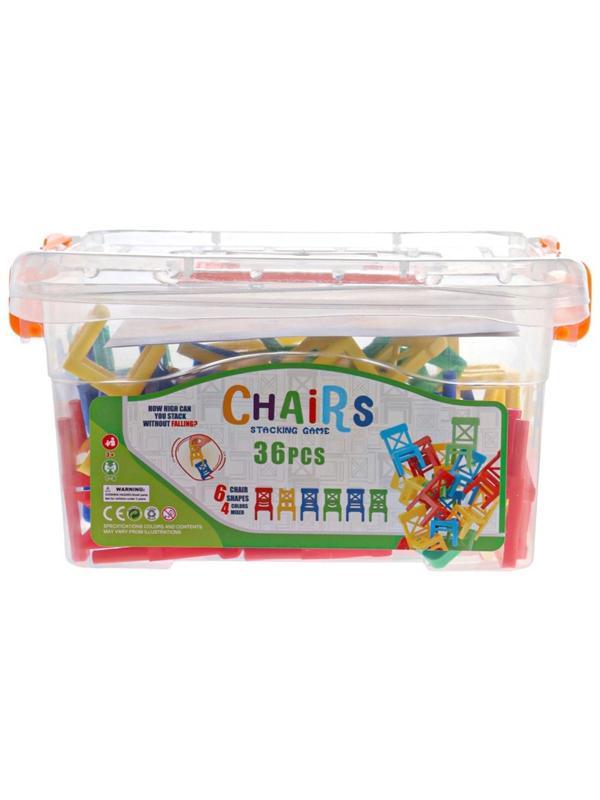 Настольная игра «Баланс стулья», 36 стульев, 1-8 игроков, 3+