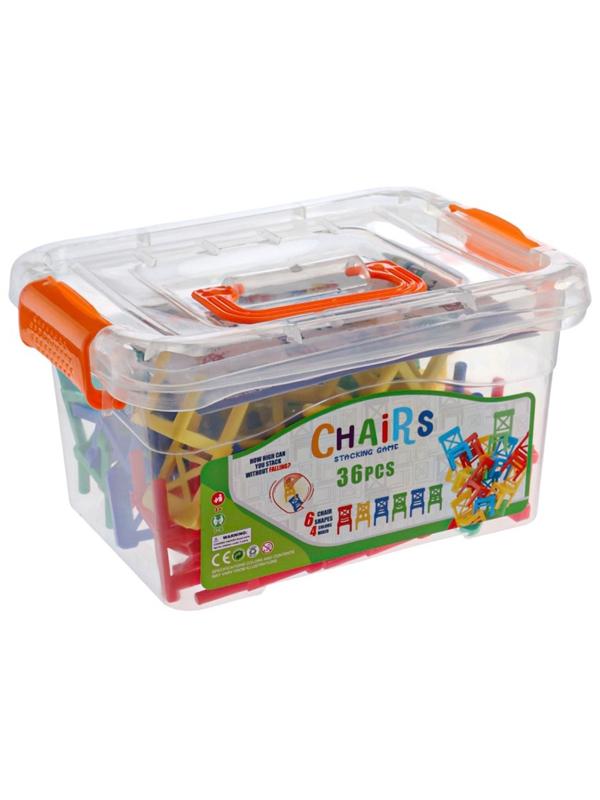 Настольная игра «Баланс стулья», 36 стульев, 1-8 игроков, 3+