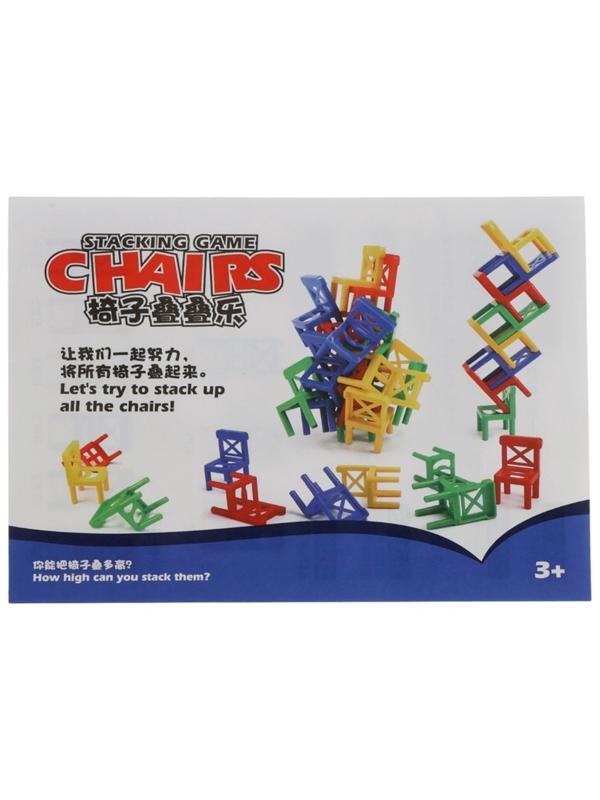 Настольная игра «Баланс стулья», 36 стульев, 1-8 игроков, 3+