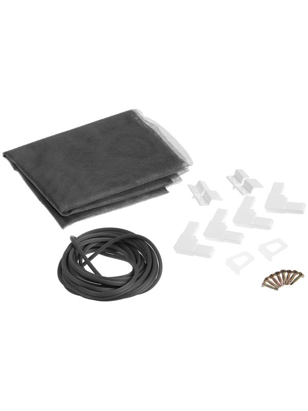 Набор для ремонта оконной москитной сетки ТУНДРА, сетка 2×1.4 м