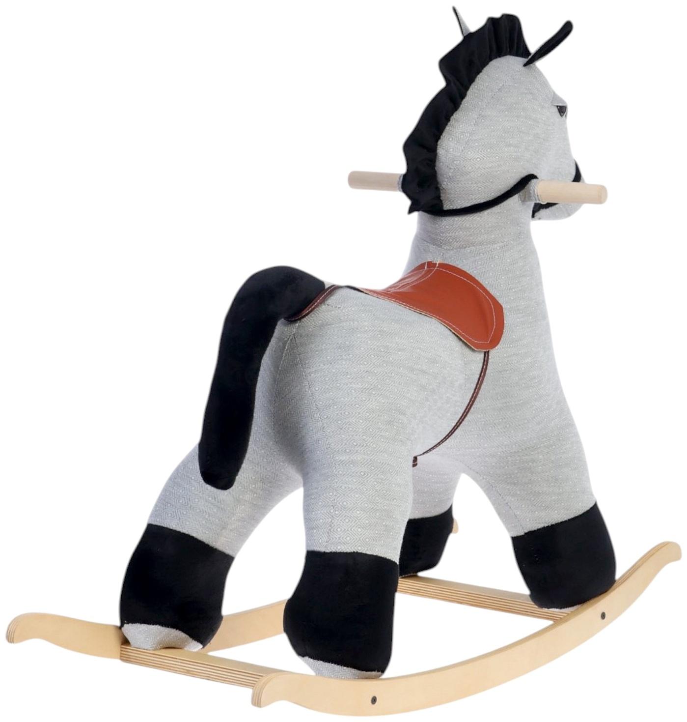 Качалка «Конь Восток», светло - серая