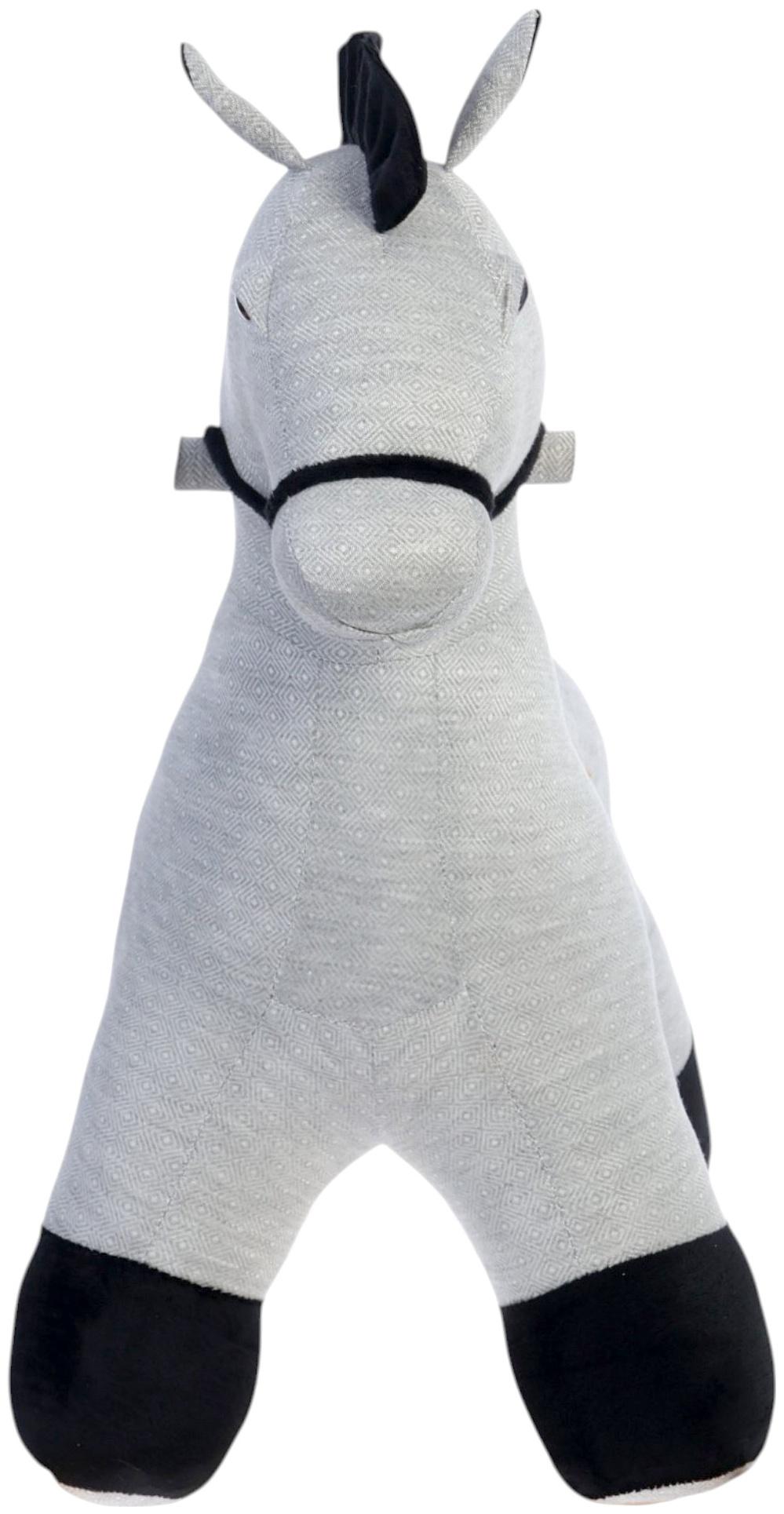 Качалка «Конь Восток», светло - серая