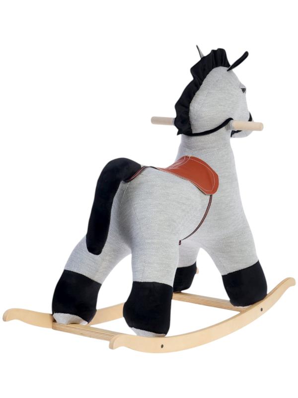 Качалка «Конь Восток», светло - серая