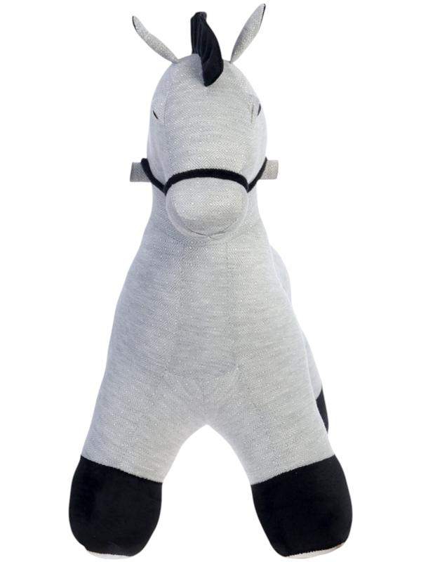 Качалка «Конь Восток», светло - серая