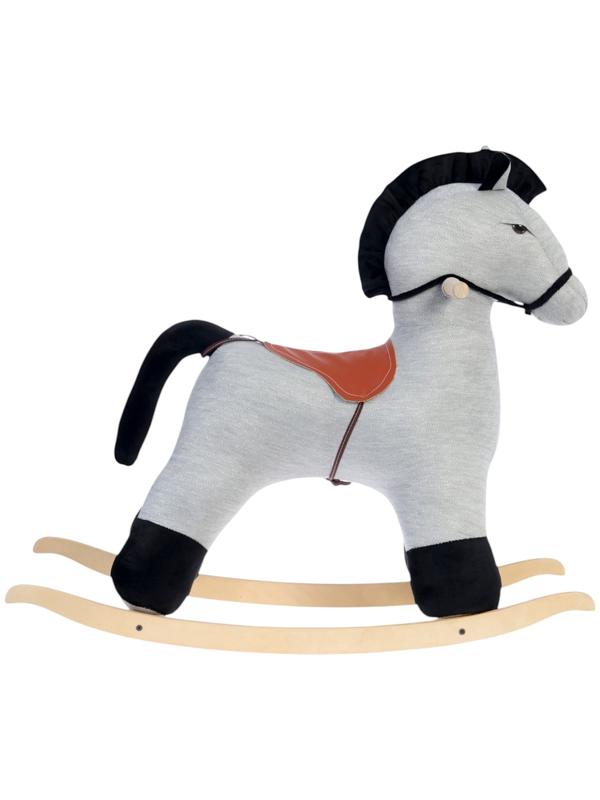 Качалка «Конь Восток», светло - серая