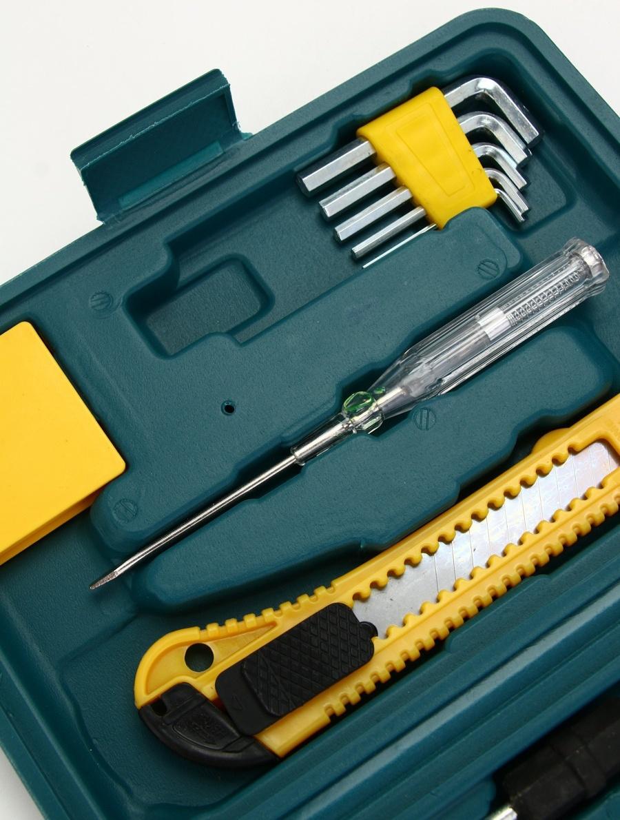 Подарочный набор инструментов в кейсе, 11 предметов