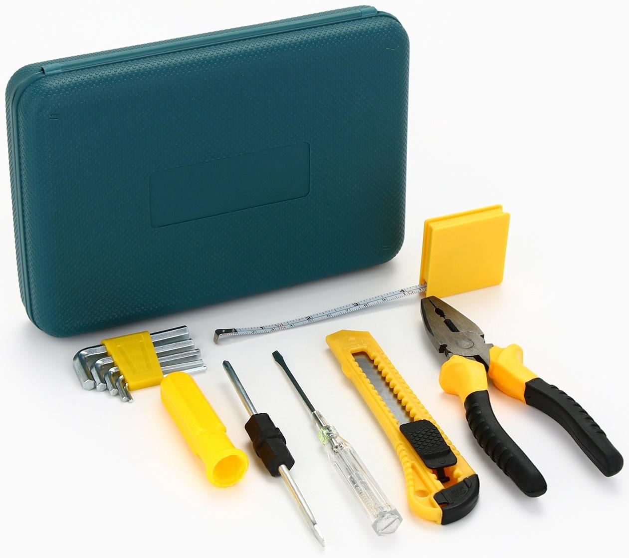 Подарочный набор инструментов в кейсе, 11 предметов