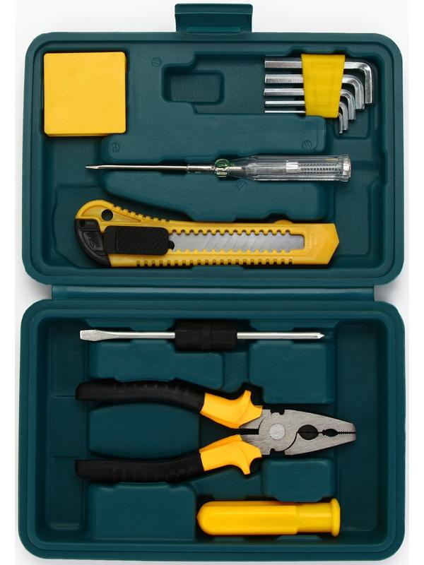 Подарочный набор инструментов в кейсе, 11 предметов