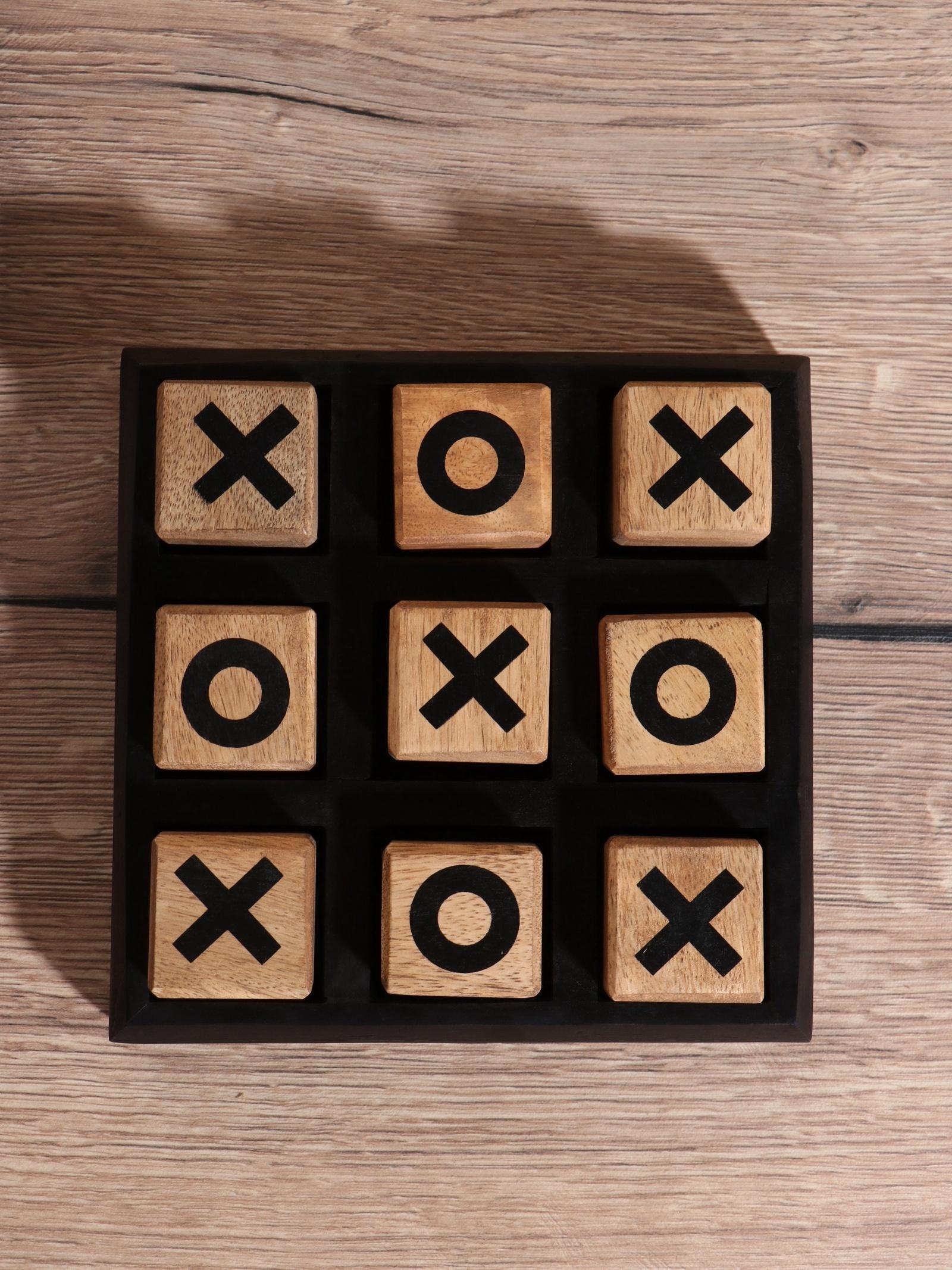 Настольная игра «Крестики-нолики», 16.5×16.5 см, манговое дерево