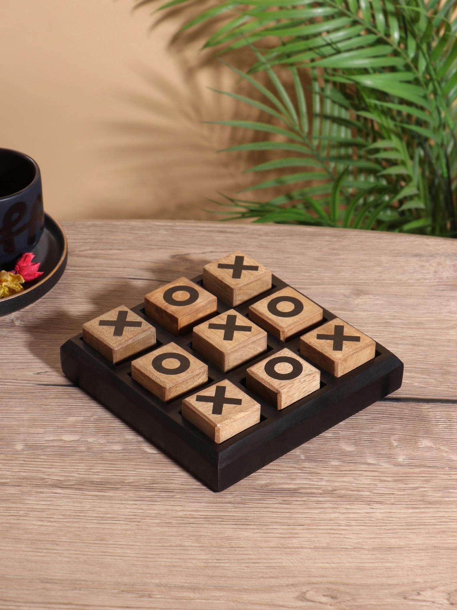 Настольная игра «Крестики-нолики», 16.5×16.5 см, манговое дерево