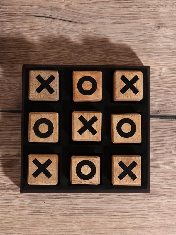 Настольная игра «Крестики-нолики», 16.5×16.5 см, манговое дерево