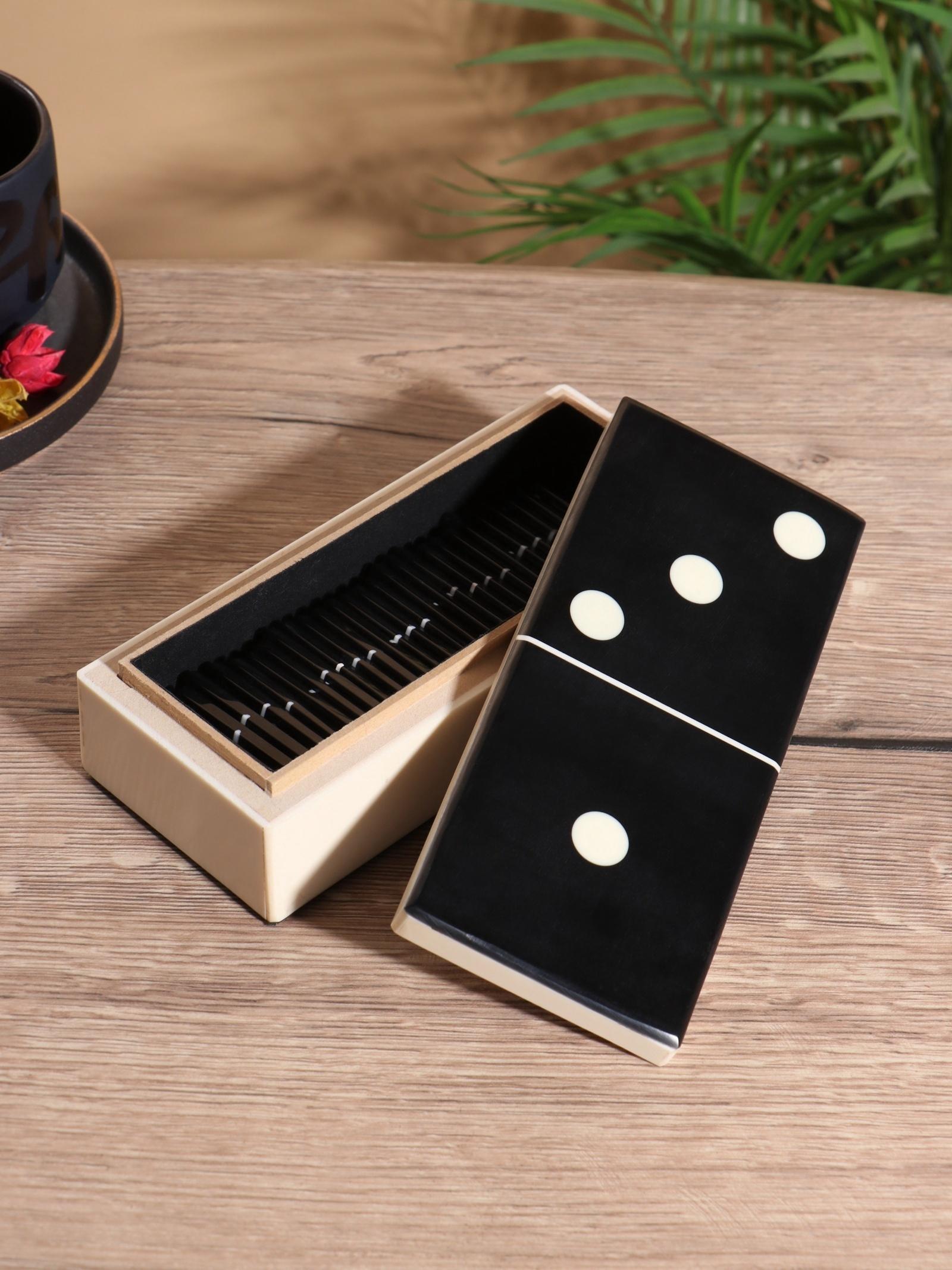 Настольная игра «Домино», 18.5×7.5×4 см, смола, дерево
