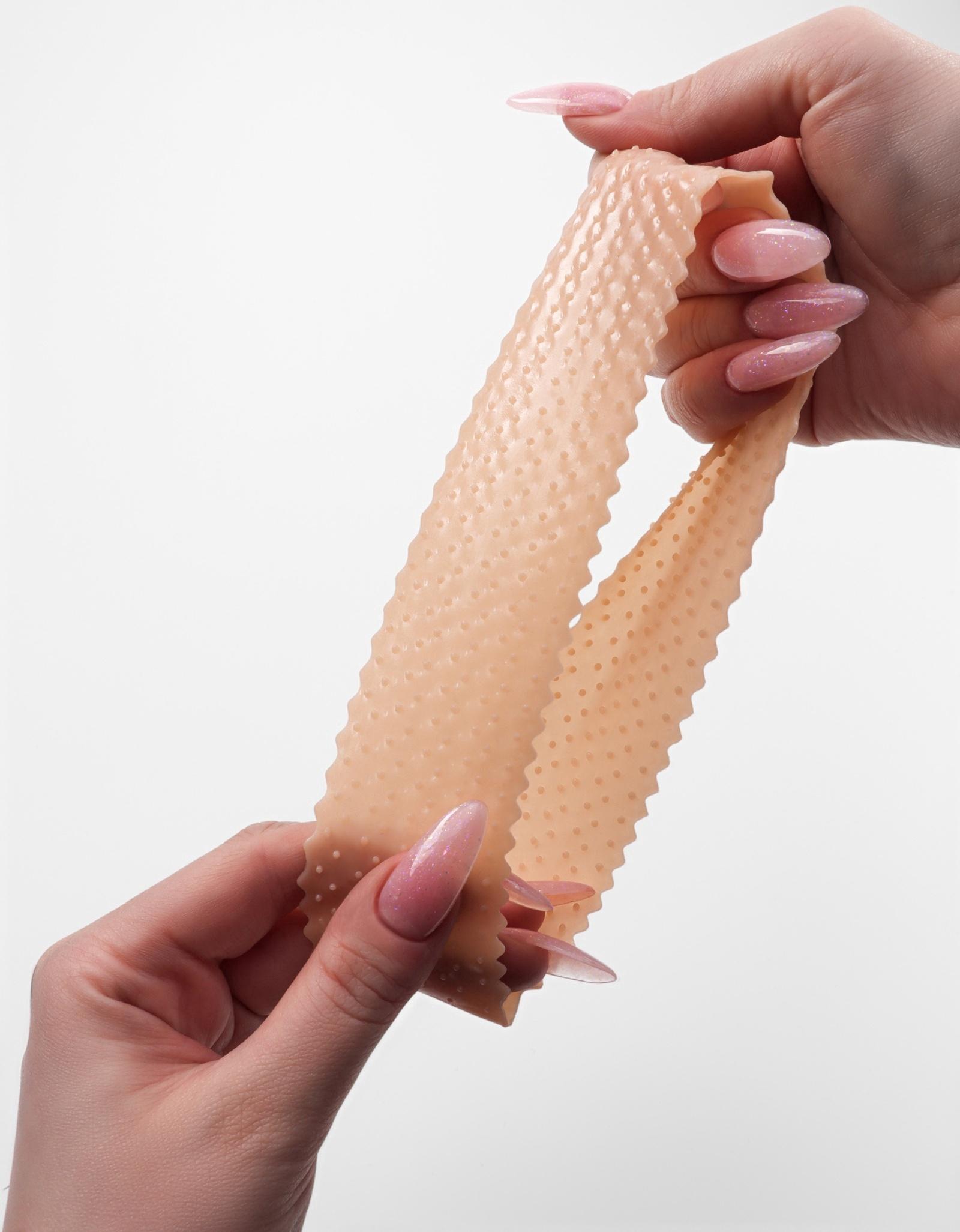 Фиксатор - повязка под парик, силиконовый, бежевый