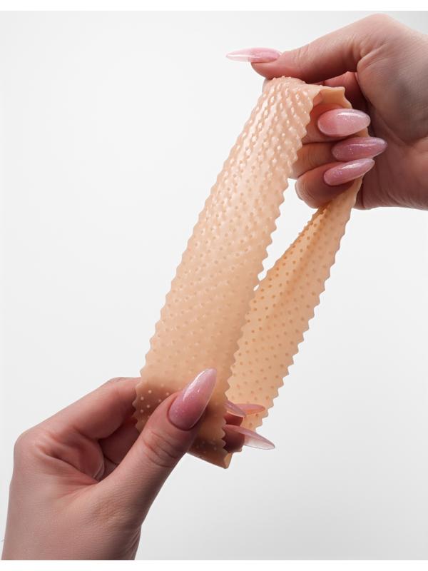 Фиксатор - повязка под парик, силиконовый, бежевый