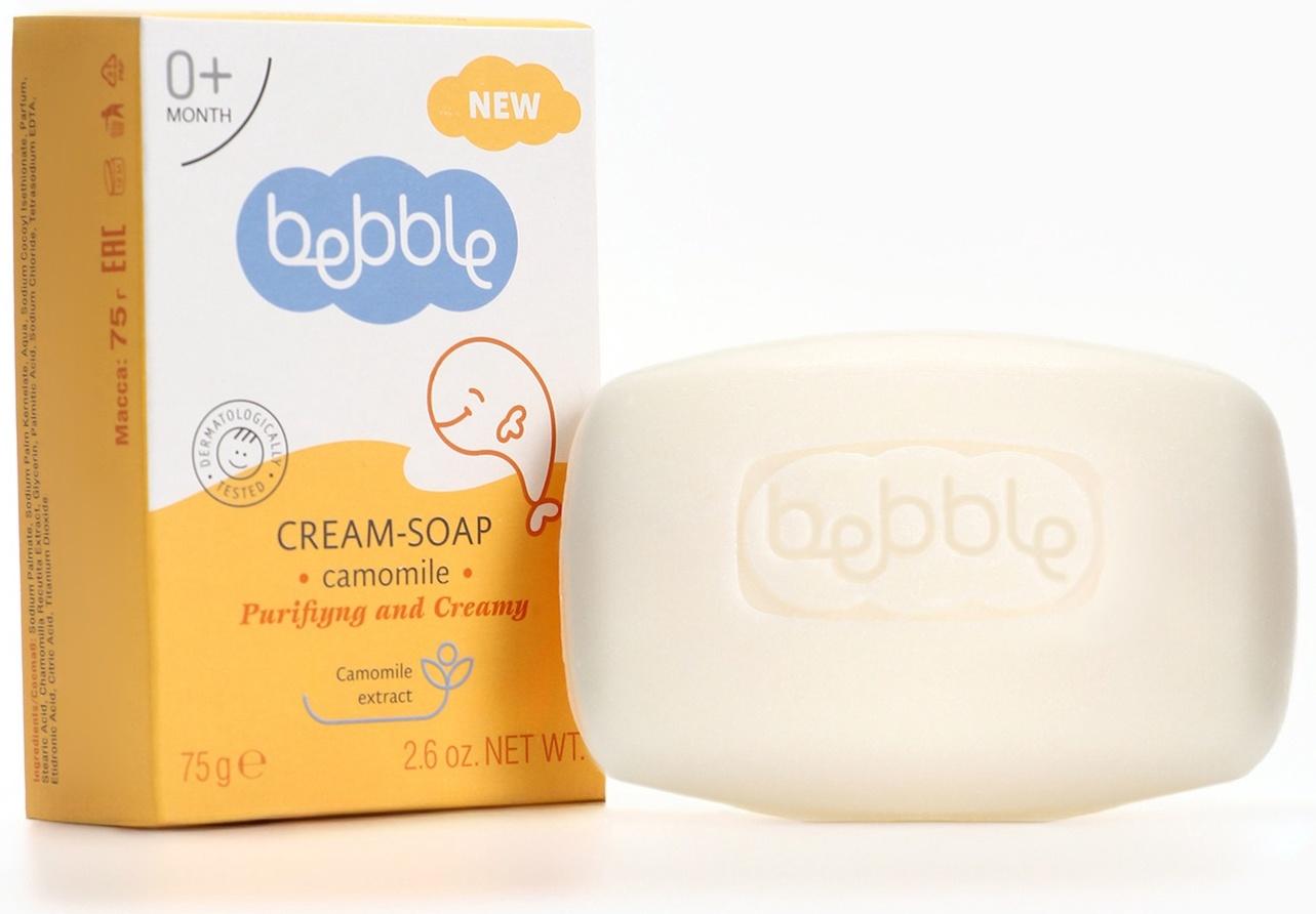 Крем-мыло детское Bebble с ароматом ромашки, 75 г