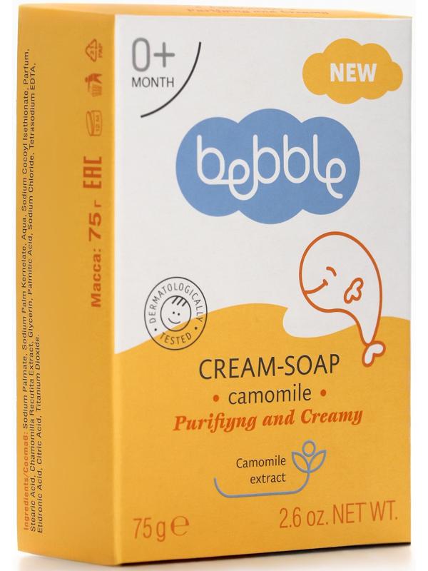 Крем-мыло детское Bebble с ароматом ромашки, 75 г