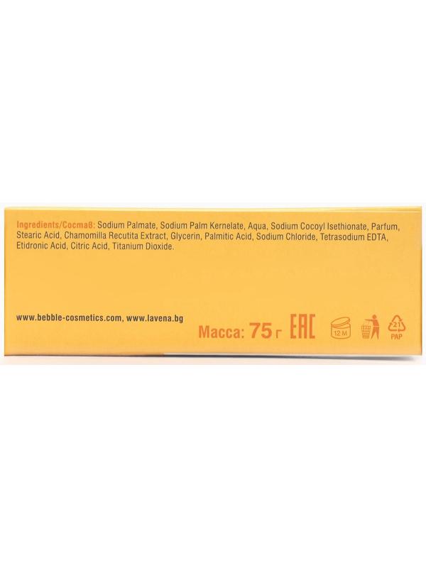 Крем-мыло детское Bebble с ароматом ромашки, 75 г