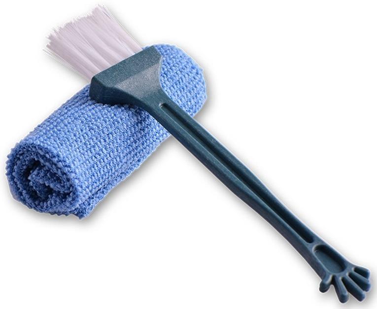 Набор чистящий для экранов KCL-1005, салфетка, спрей 100 мл, щётка