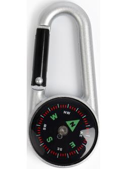 Компас с карабином C27, d=3 см, металлический