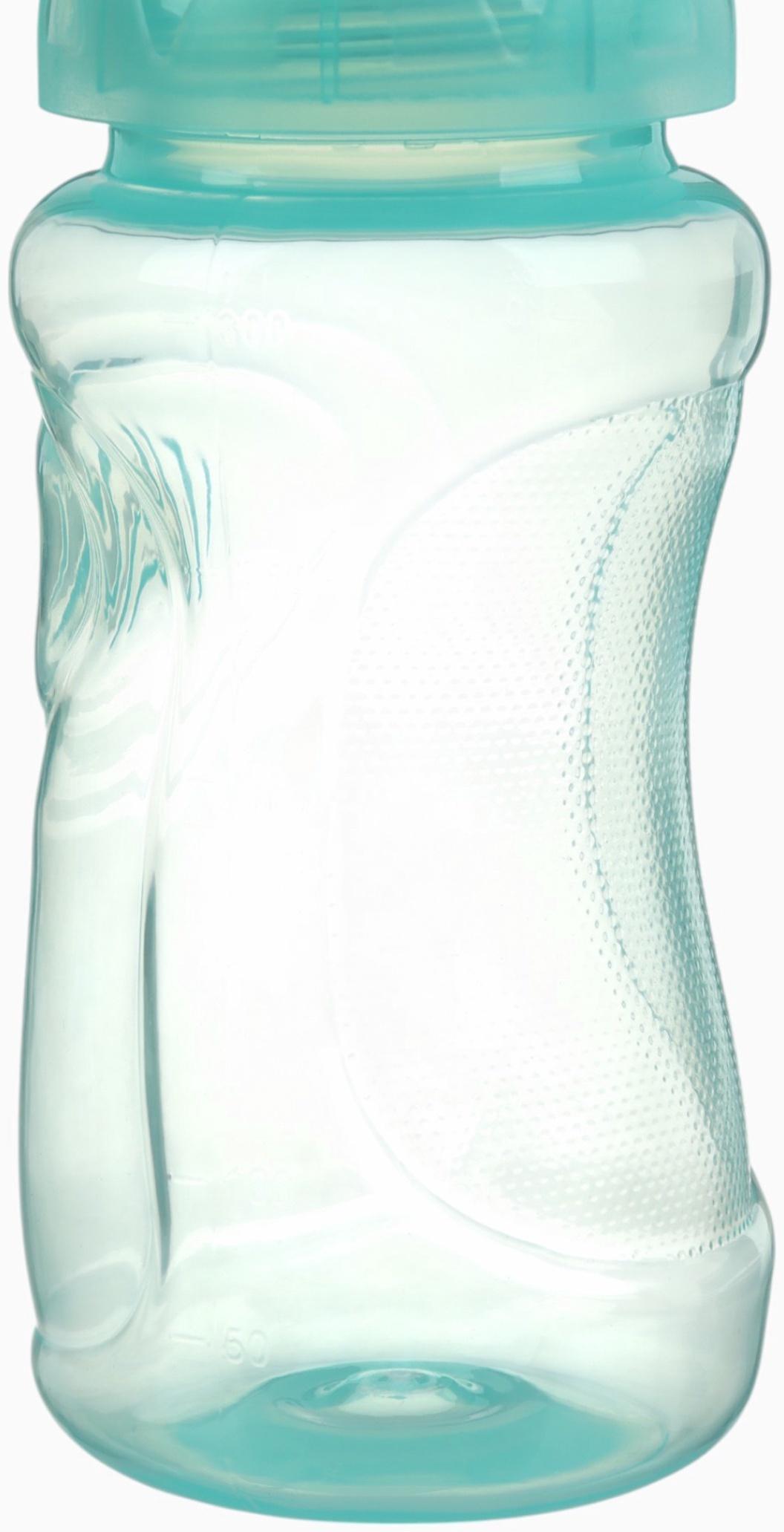 Поильник детский с мягким носиком, 300 мл., бирюзовый, +9 мес