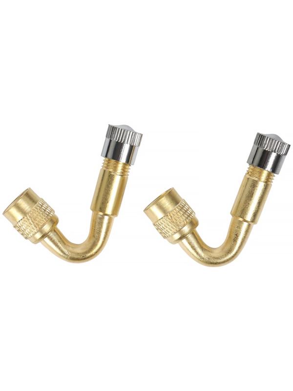 Удлинитель вентиля, металлический, 65°, набор 2 шт.