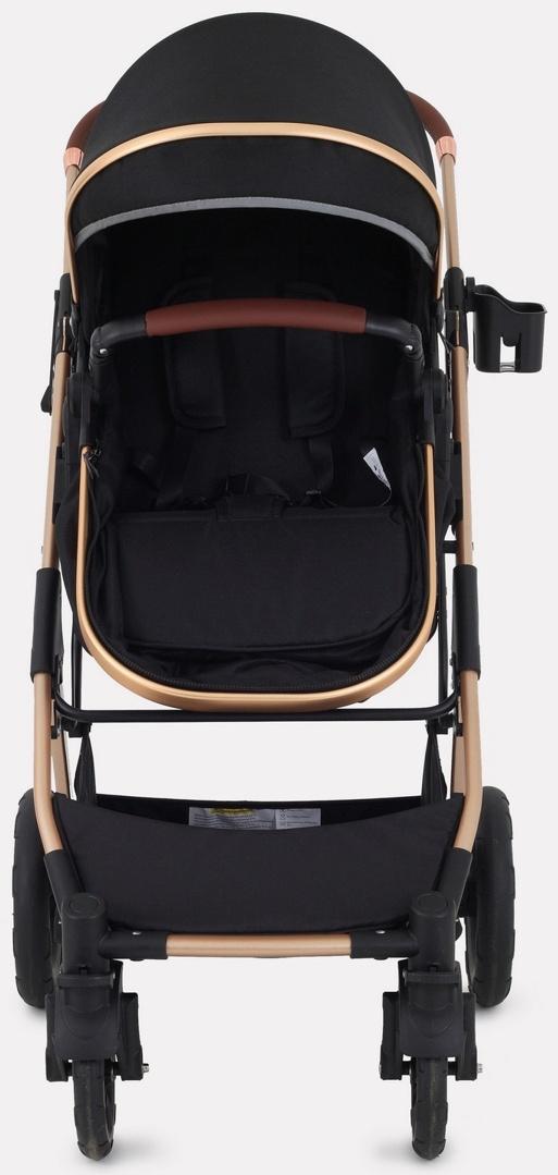 Коляска - трансформер детская RANT basic PULSAR GOLD (2в1) RA160, черный