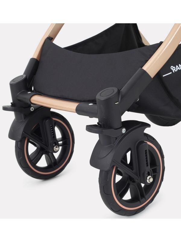 Коляска - трансформер детская RANT basic PULSAR GOLD (2в1) RA160, черный