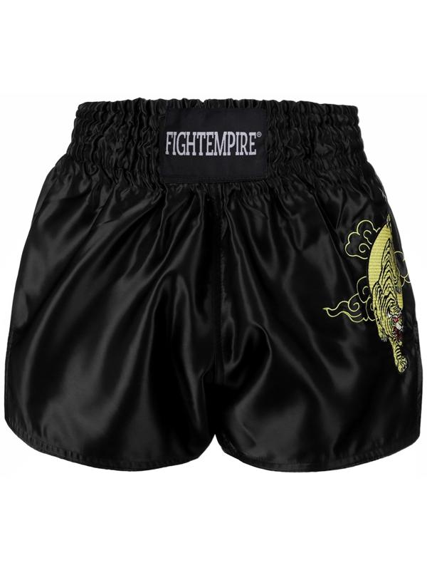 Шорты для тайского бокса FIGHT EMPIRE, р. XS, чёрные