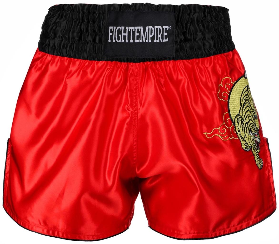 Шорты для тайского бокса FIGHT EMPIRE, р. XS, красные