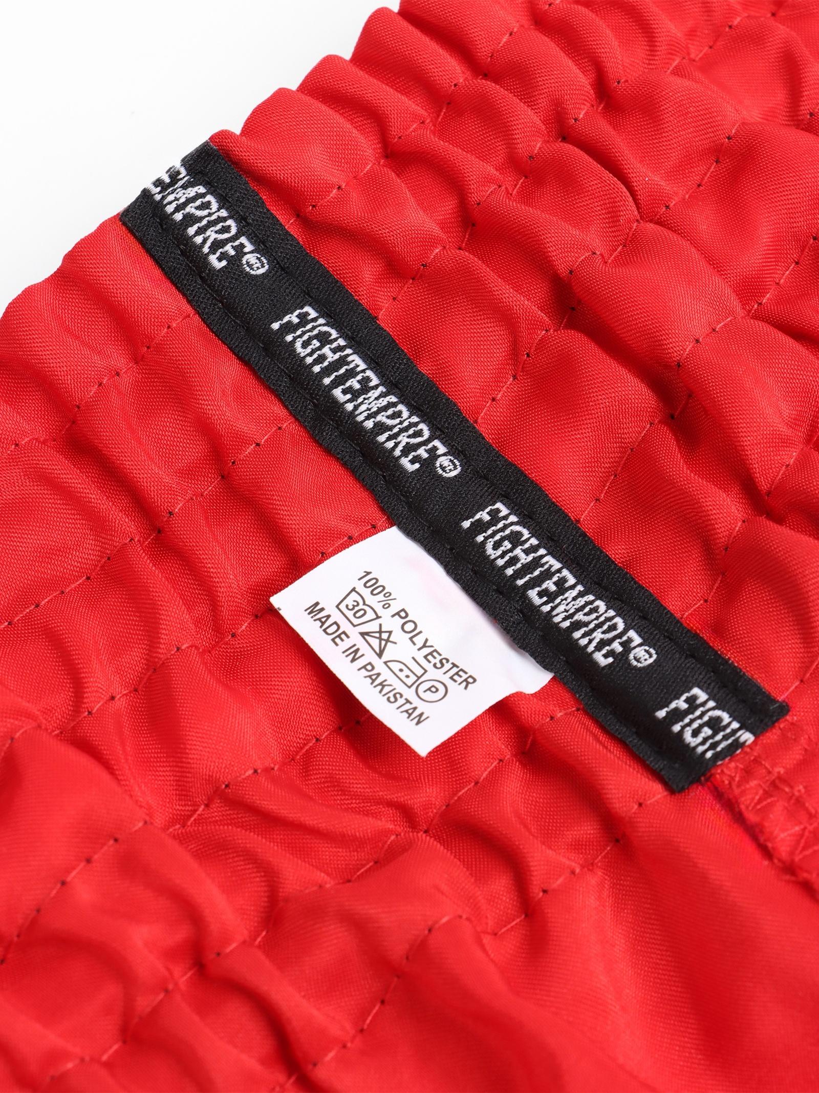 Шорты для тайского бокса FIGHT EMPIRE, р. XS, красные