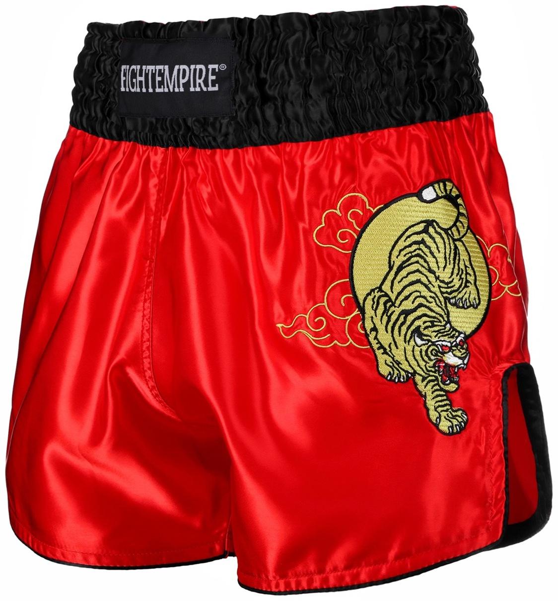 Шорты для тайского бокса FIGHT EMPIRE, р. XS, красные