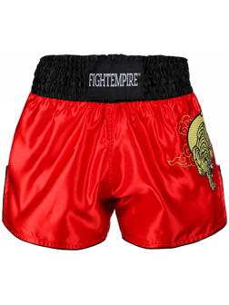Шорты для тайского бокса FIGHT EMPIRE, р. XS, красные