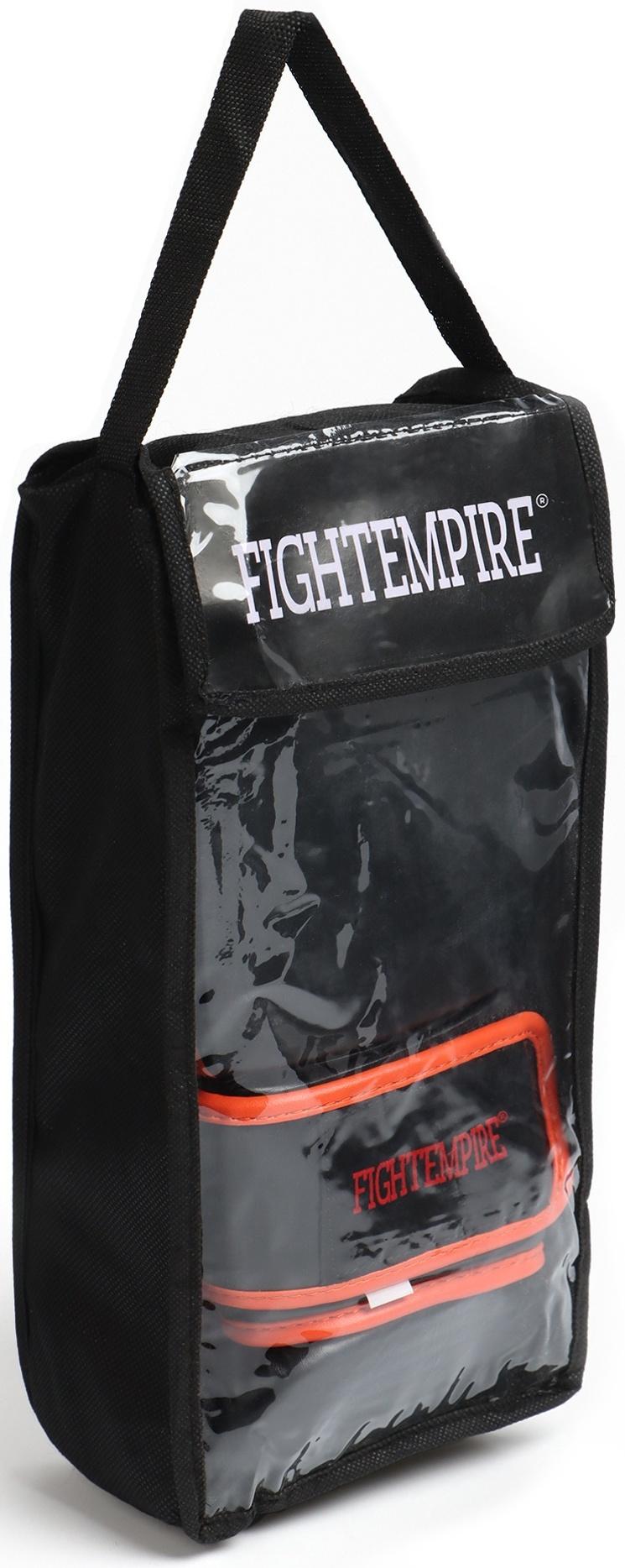 Перчатки снарядные FIGHT EMPIRE, MEXIMA, размер S, чёрные, оранжевые