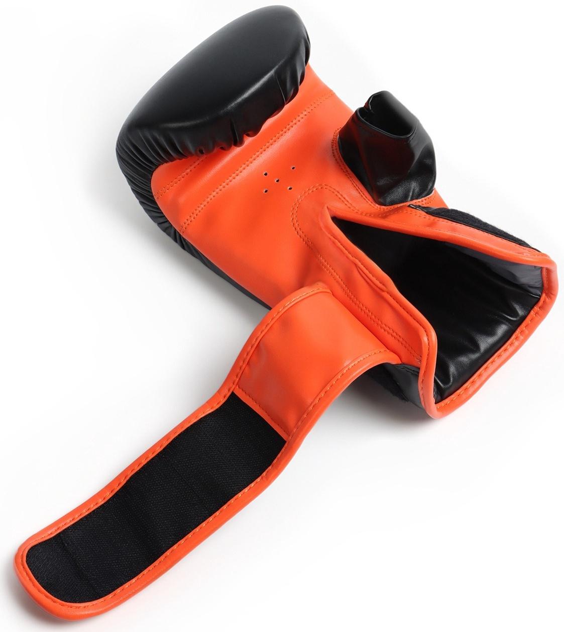 Перчатки снарядные FIGHT EMPIRE, MEXIMA, размер S, чёрные, оранжевые