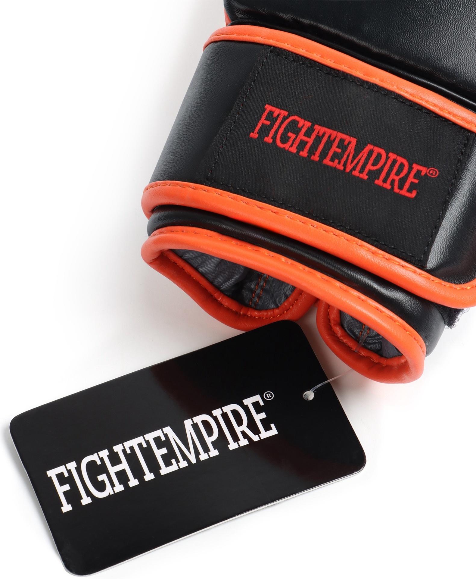 Перчатки снарядные FIGHT EMPIRE, MEXIMA, размер S, чёрные, оранжевые