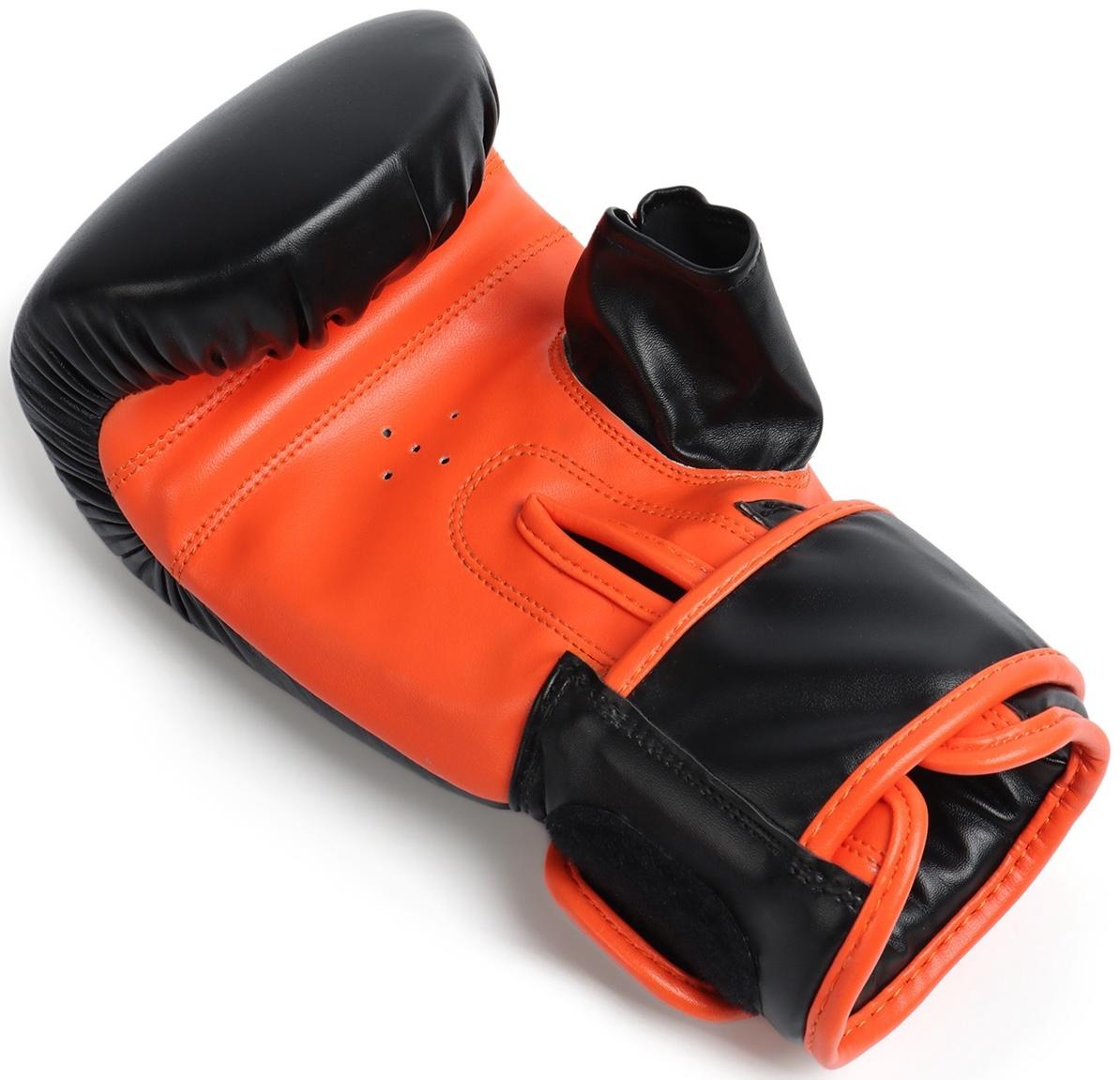 Перчатки снарядные FIGHT EMPIRE, MEXIMA, размер S, чёрные, оранжевые