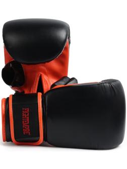 Перчатки снарядные FIGHT EMPIRE, MEXIMA, размер S, чёрные, оранжевые