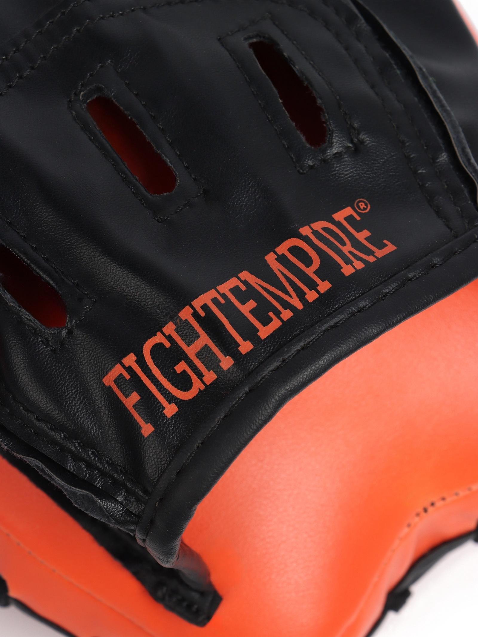 Лапы боксерские мини (тактические) FIGHT EMPIRE, PUNCH, чёрно-оранжевые, пара