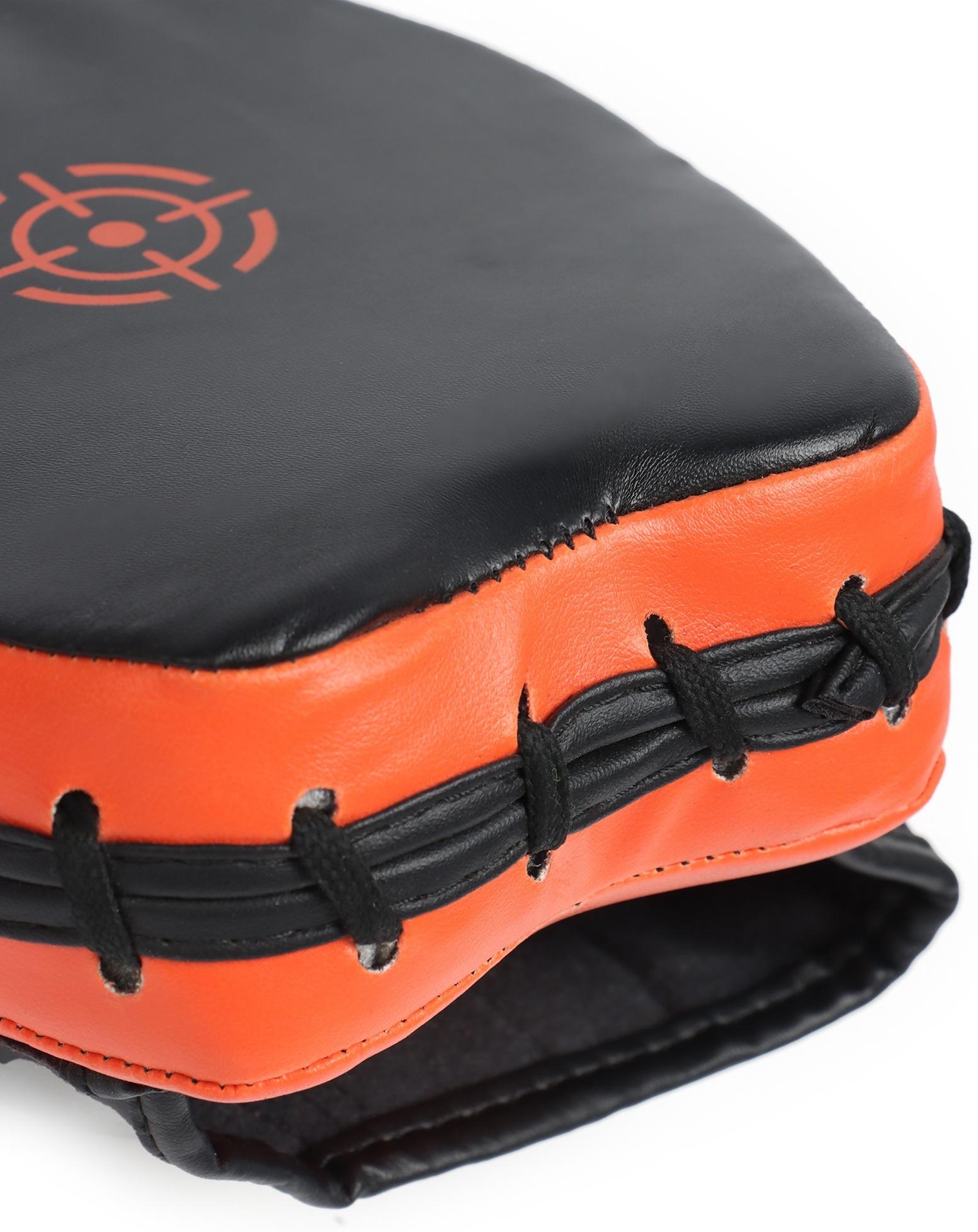 Лапы боксерские мини (тактические) FIGHT EMPIRE, PUNCH, чёрно-оранжевые, пара