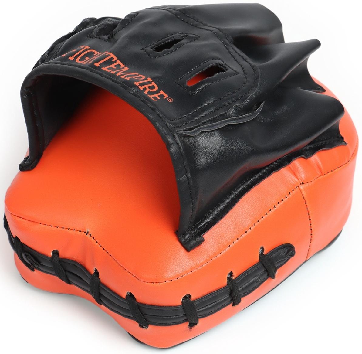 Лапы боксерские мини (тактические) FIGHT EMPIRE, PUNCH, чёрно-оранжевые, пара