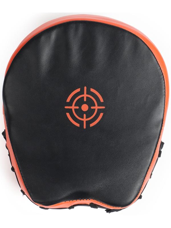 Лапы боксерские мини (тактические) FIGHT EMPIRE, PUNCH, чёрно-оранжевые, пара