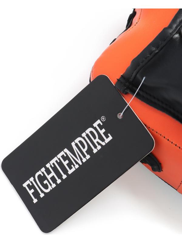 Лапы боксерские мини (тактические) FIGHT EMPIRE, PUNCH, чёрно-оранжевые, пара
