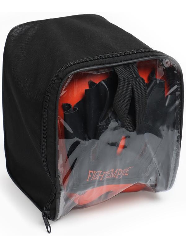 Лапы боксерские мини (тактические) FIGHT EMPIRE, PUNCH, чёрно-оранжевые, пара