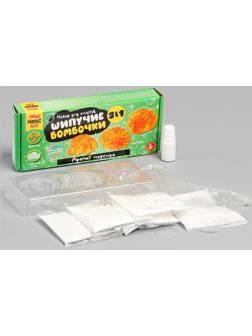 Набор для опытов «Шипучие бомбочки», 3в1, бомбочки для ванны с ароматом персика