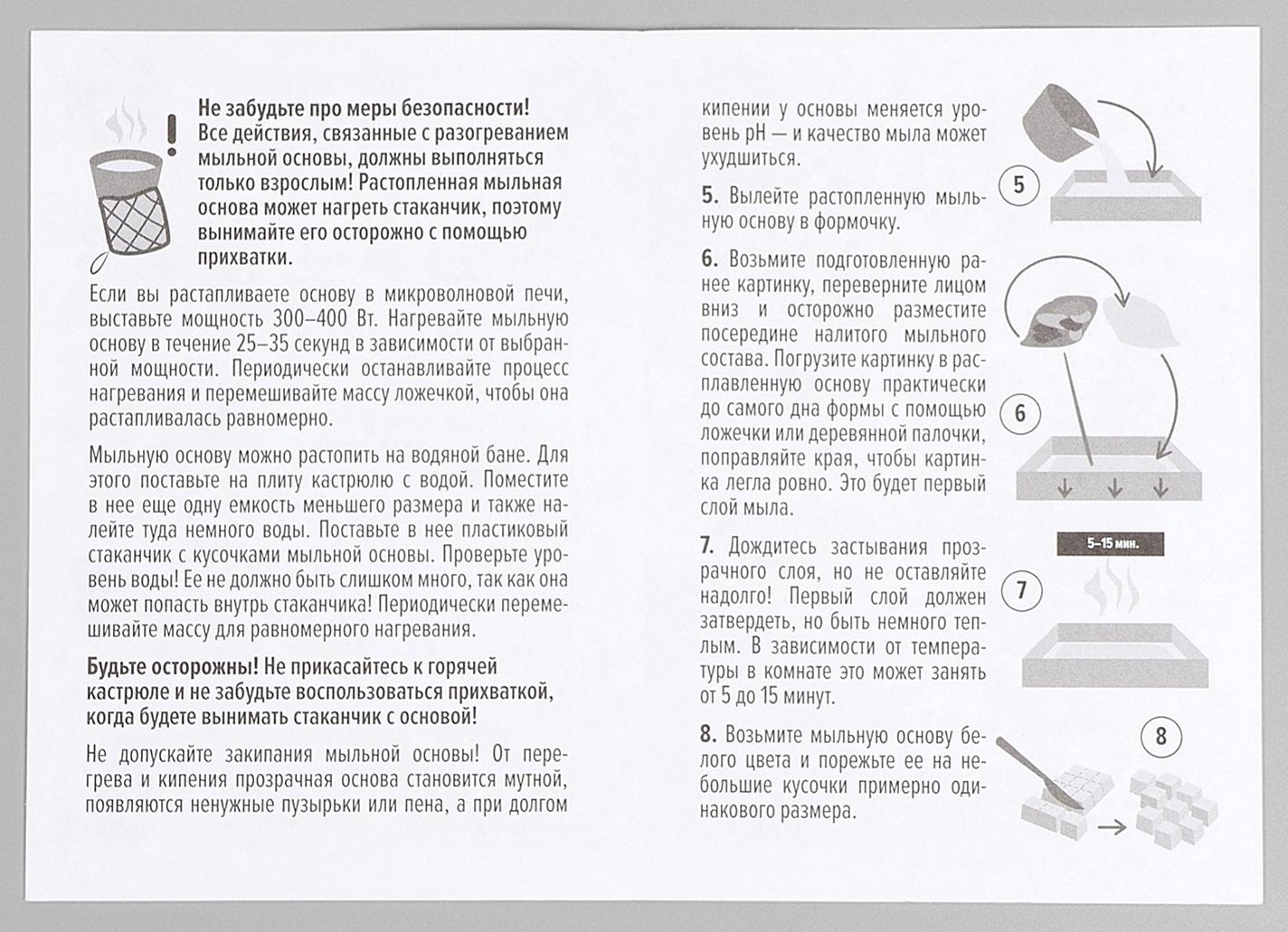 Мыло с картинкой своими руками «Василиса», набор для мыловарения