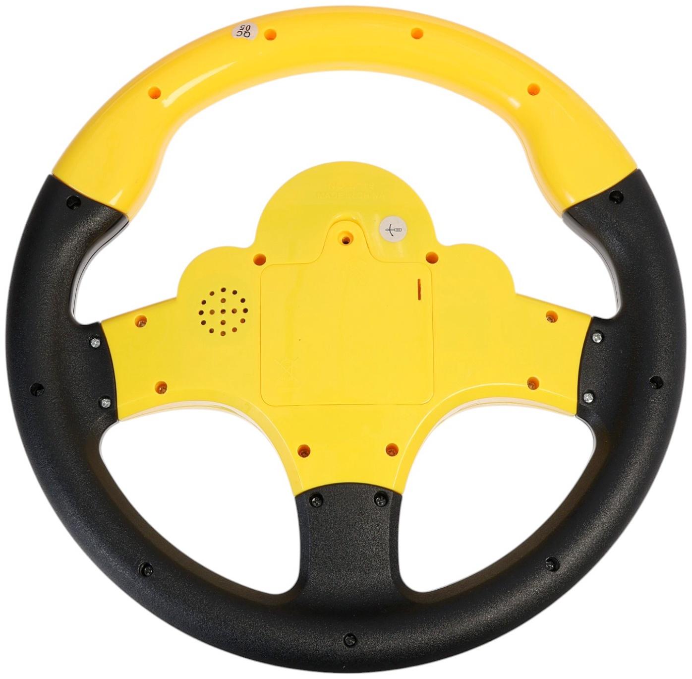 Уценка (в пакете) Руль музыкальный «Супер водитель», свет и звук, работает от батареек